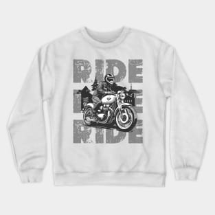 RIDE - classic motorcycle Crewneck Sweatshirt